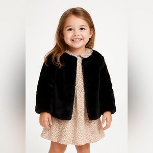 Baby GAP Fabulous Faux Fur Jacket Coat Warm Cozy Luxurious Winter Snow